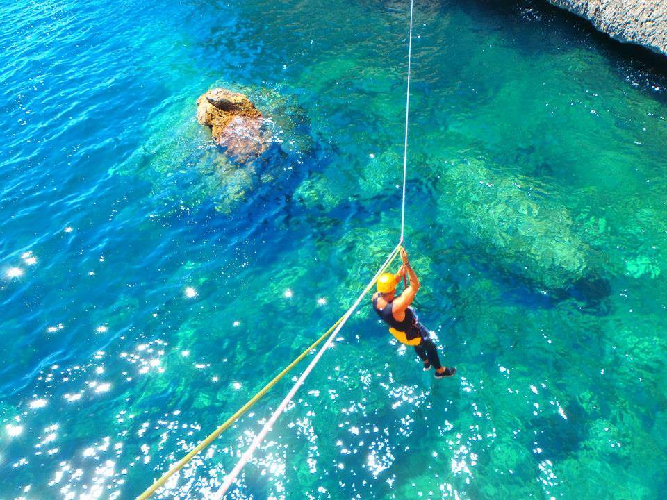 Majorque coasteering