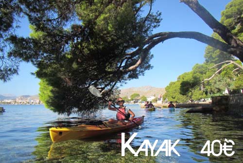 kajak excursion mallorca