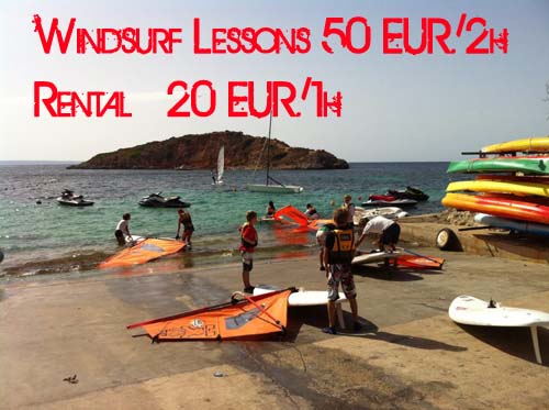 Windsurf lessons Mallorca